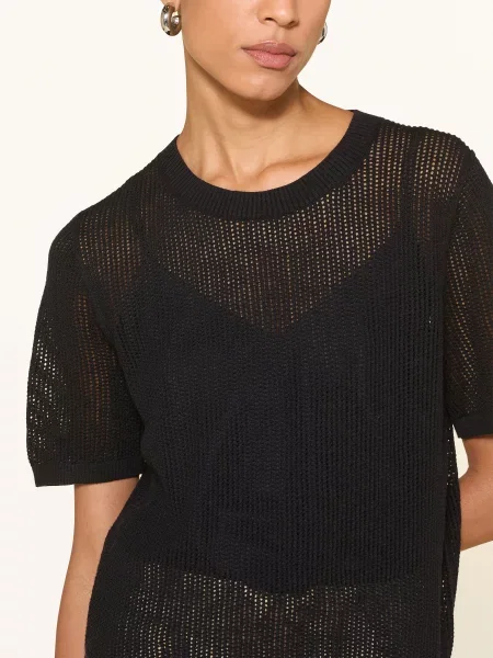 Marc O'polo Sweter Z Dzianiny schwarz czarny