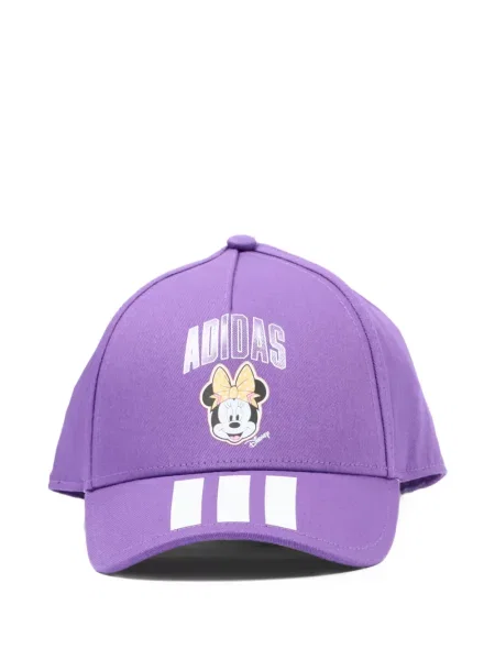 Czapka z daszkiem dziecięca Adidas fioletowa