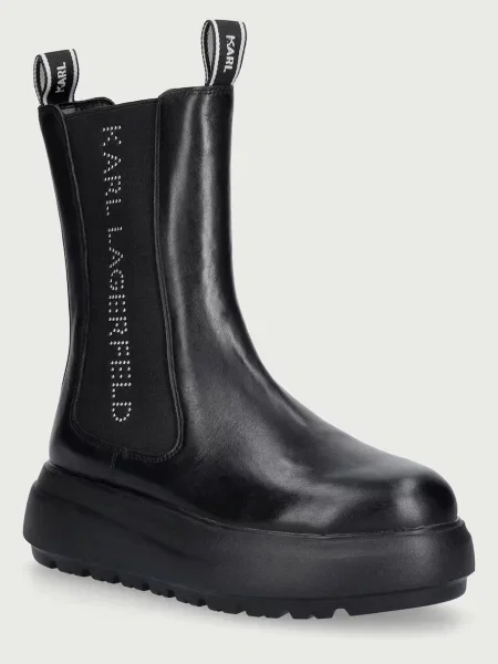 Karl Lagerfeld ghete scurte pentru femei Katya negru
