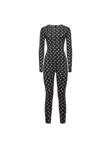 Spodnie skórzane Marine Serre skórzane czarne