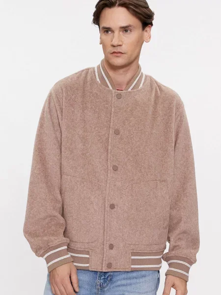 Бомбер GUESS бежевий