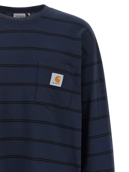 Lung tricou Carhartt Wip albastru