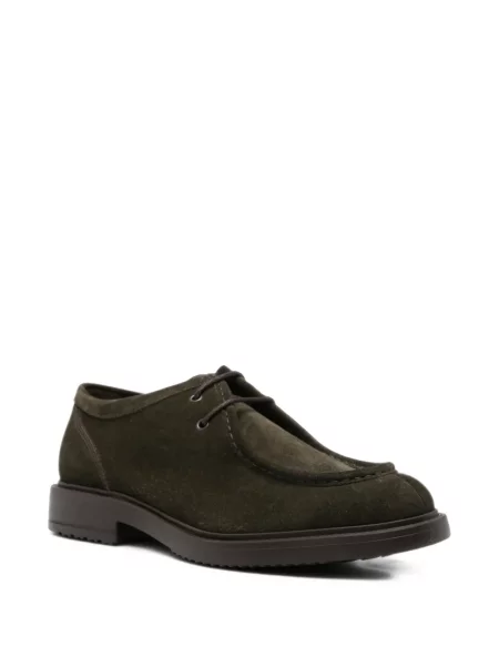 Pantofi derby Doucal's din piele verde