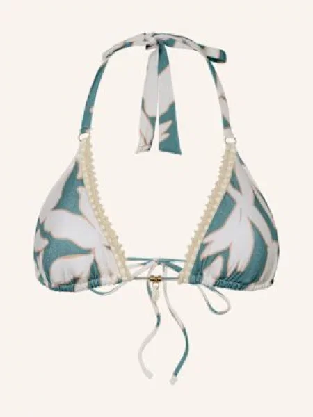 Watercult Góra Od Bikini Trójkątnego Floral Abstract blau beżowy