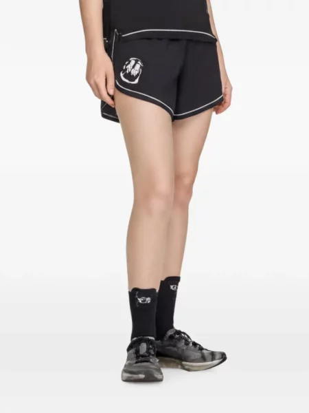 Pantaloni scurți Y-3 cu imagine negru