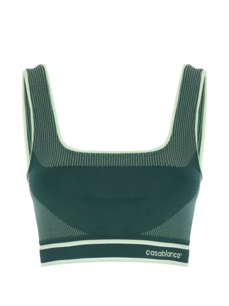 Top Casablanca cu dungi verde