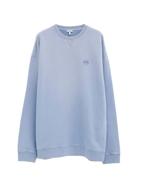 Hanorac Loewe cu broderie albastru