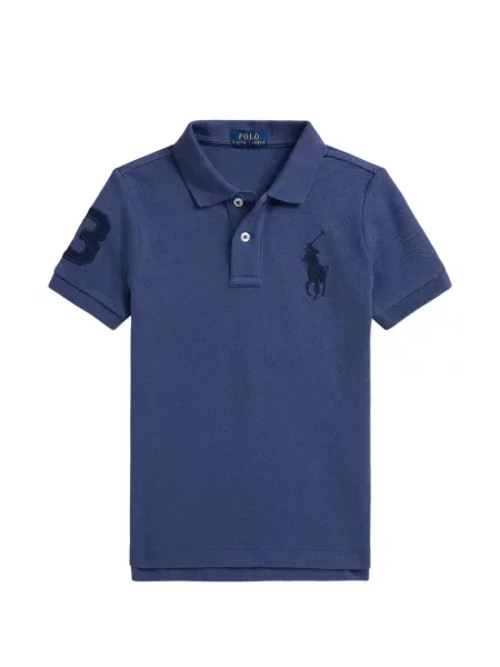 Koszulka polo dziecięca Polo Ralph Lauren niebieska