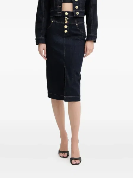 Fustă din denim Marciano albastru