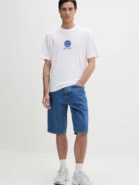 Джинсові шорти Hugo Blue Skate shorts сині