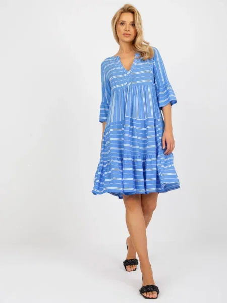 Rochie Sublevel boho albastru