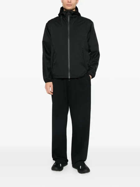Geacă Emporio Armani cu glugă negru