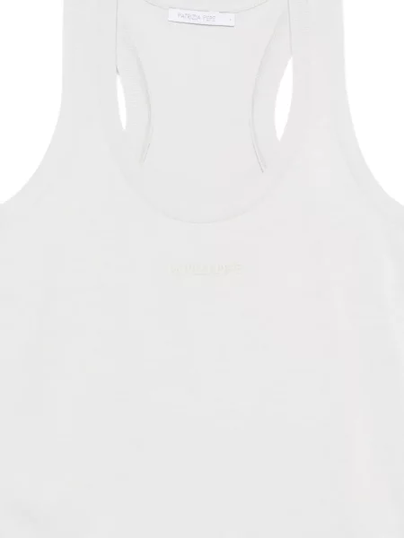 Podkoszulka Patrizia Pepe z dżerseju szara