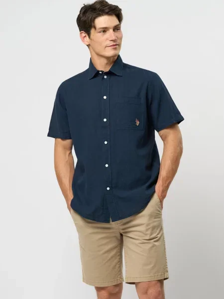 U.S. POLO ASSN. Ing UMFlori sötétkék / világosbarna borvörös