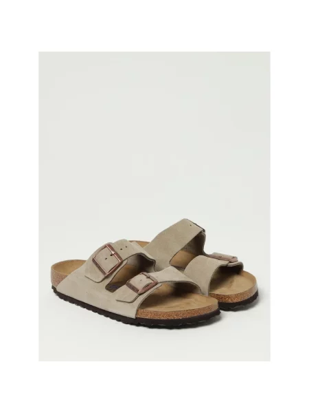 Birkenstock Klapki Arizona beige beżowe