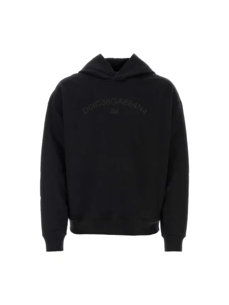 Bluza z kapturem Dolce And Gabbana z kapturem czarna