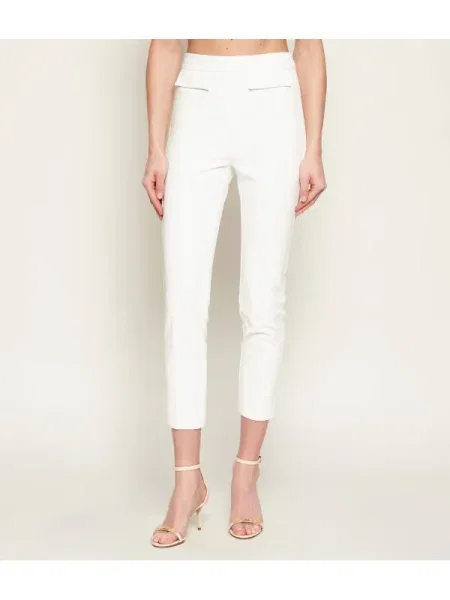 Elisabetta Franchi Pantaloni din alb
