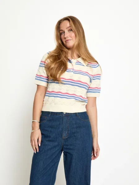 Peppercorn Top PCNara Knit Top albastru