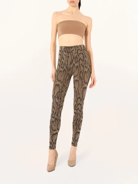 Wolford Legíny Shimmering Python desert python