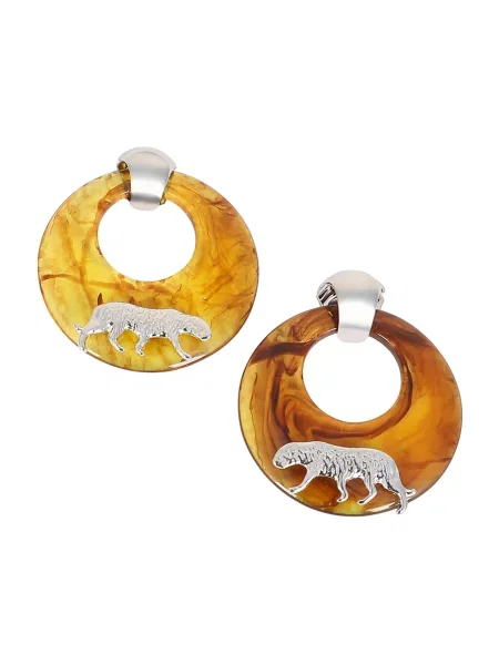 SOHI Uhani Noemi / srebrna rjava