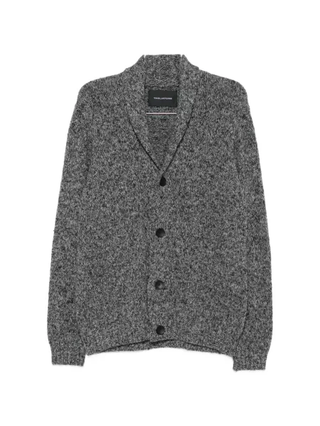 Gulerat cardigan Tagliatore gri