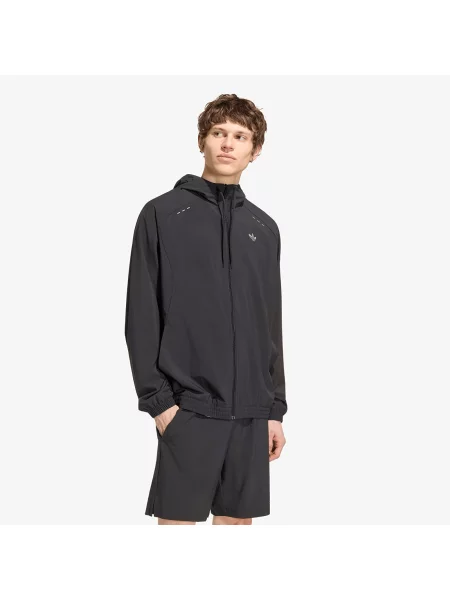 Bluza adidas Tech Trefoil Essentials Hooded Full Zip Track Top Black M czarna
