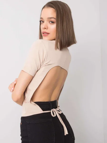 Bluza Fashionhunters bež