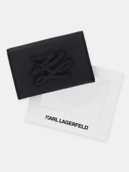 Шкіряний гаманець Karl Lagerfeld з автографом