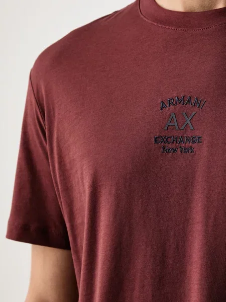 Armani Exchange férfi póló narancsszínű