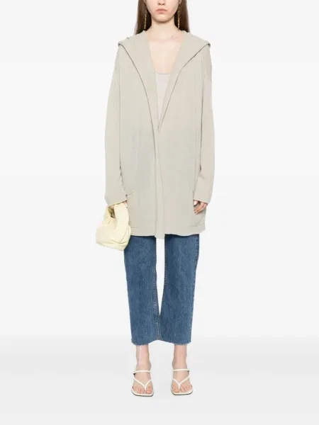 Cardigan Teddy Cashmere din cașmir teddy verde