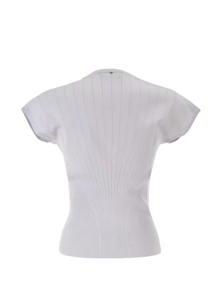 Pulover Sportmax cu nervuri violet