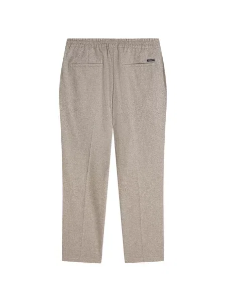 Pantaloni Scotch & Soda cu model herringbone cu cordon