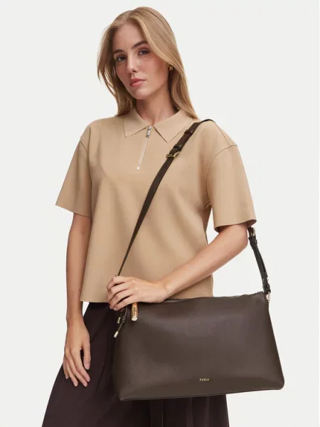 Torbica Furla Debby M CN Tamno smeđa