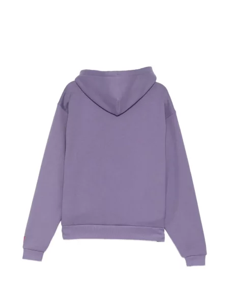 Hanorac cu glugă The North Face cu cordon violet