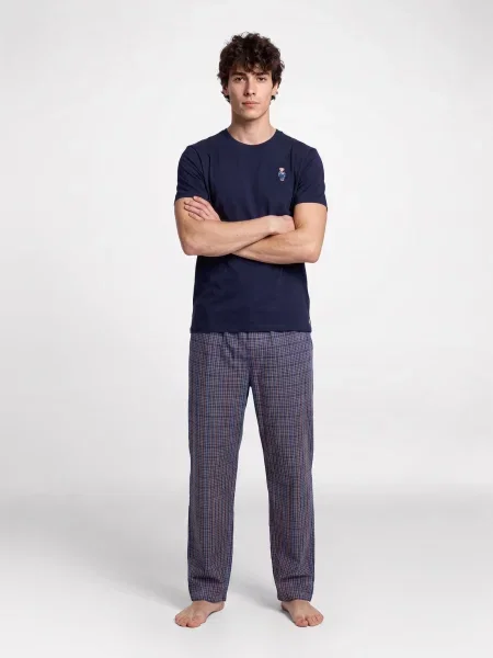 Pijamale Polo Ralph Lauren albastru