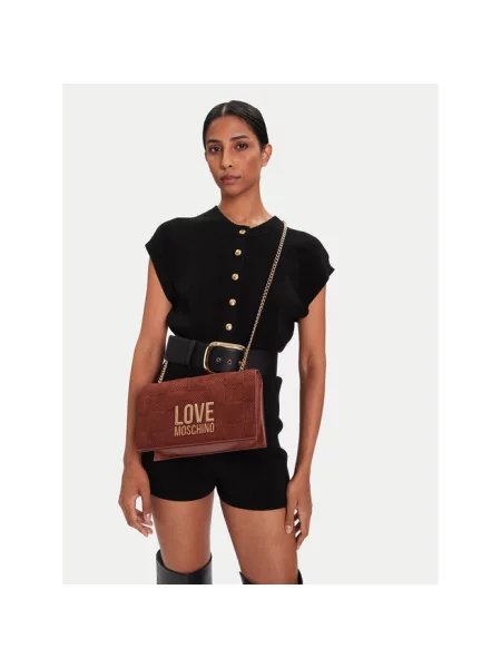 Torebka LOVE MOSCHINO brązowa
