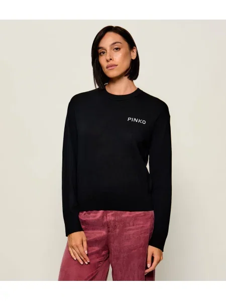 Pinko De lână pulover Martenica negru