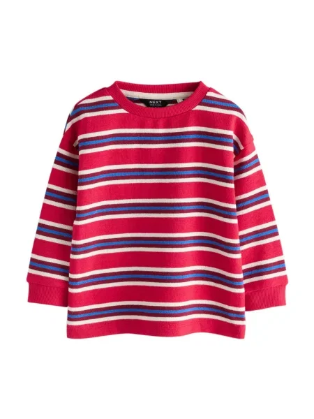 Next Tricou albastru / roșu rodie / roşu închis alb