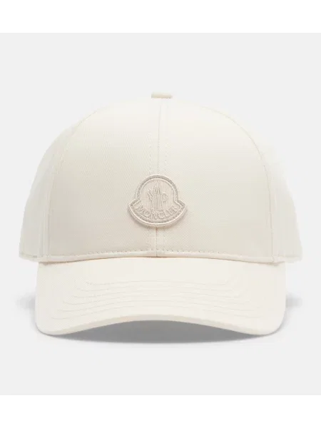 Czapka z daszkiem Moncler beżowa