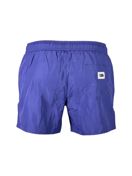 Kąpielówki Karl Lagerfeld Beachwear niebieskie