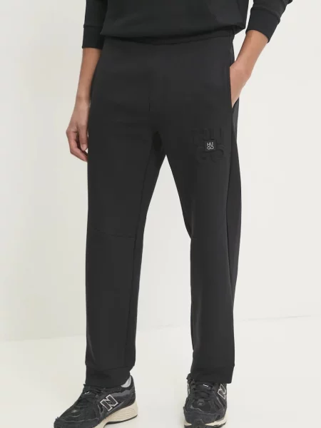 Donji dio trenirke HUGO bez uzorka crna