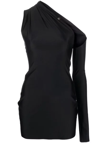 Rochie mini 1017 Alyx 9sm asimetrică de costum negru