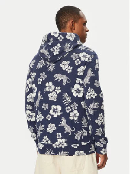Polo Ralph Lauren Megztinis be užsegimo ISLAND tamsiai jūros / balta mėlyna
