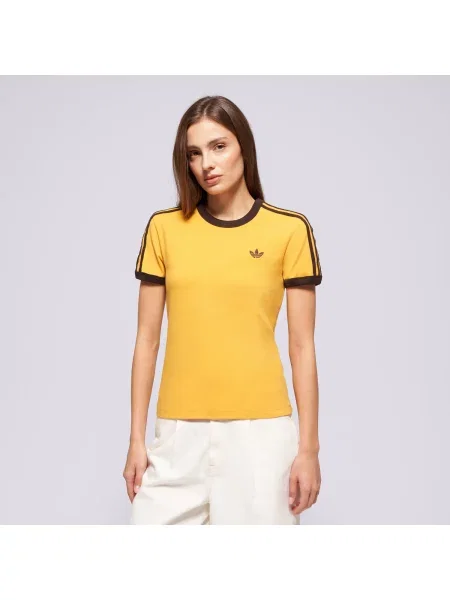 Adidas T-Shirt 3S Tee Slim żółta