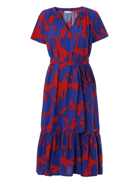 TATUUM Rochie MONO albastru roșu