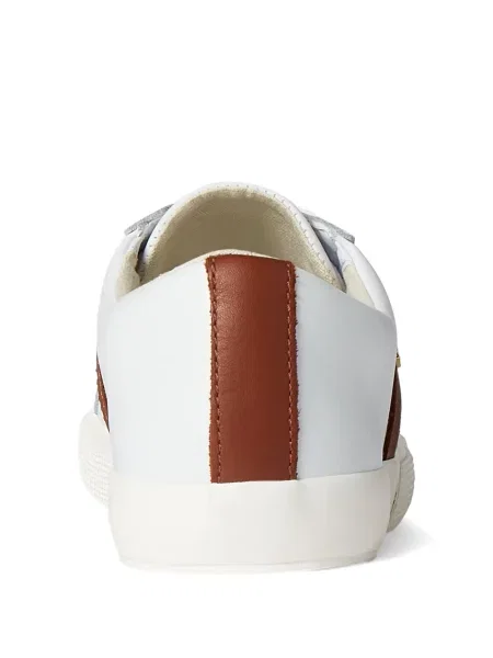 Matlasat sneakerși Polo Ralph Lauren cu autograf de catifea cord albastru