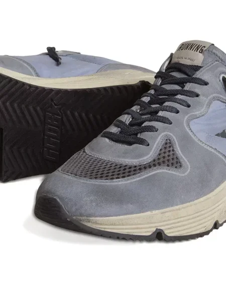 Kožne trčanje tenisice Golden Goose Running Sole plava