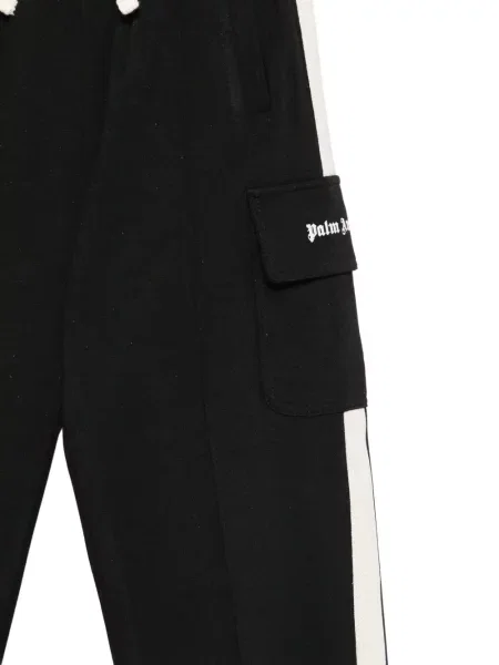 Spodnie cargo dziecięce Palm Angels czarne
