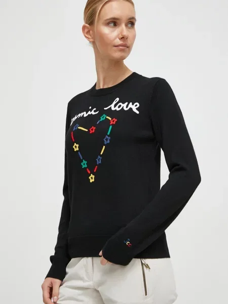 Vlněný svetr Rossignol JCC dámský lehký černá