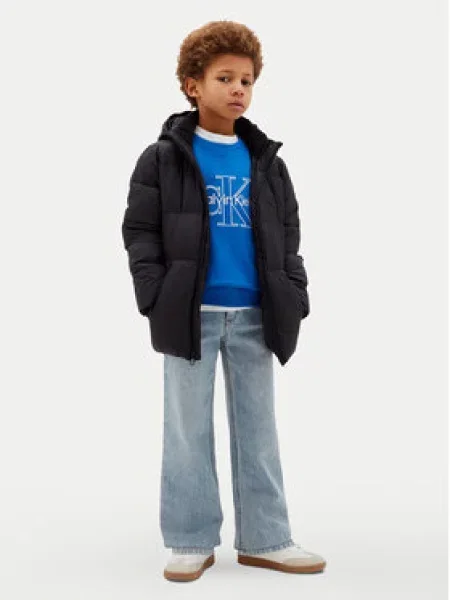 Calvin Klein Átmeneti kabát fekete